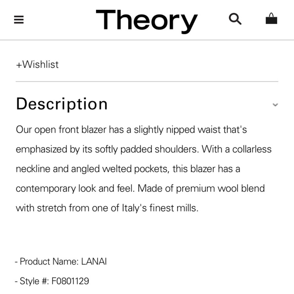 Theory Lanai Blazer - Picture 4 of 13